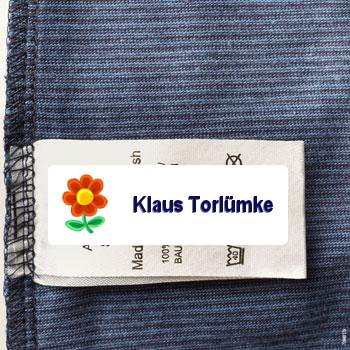 Stick-On Clothing Labels