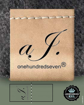 Faux Leather Clothing Labels