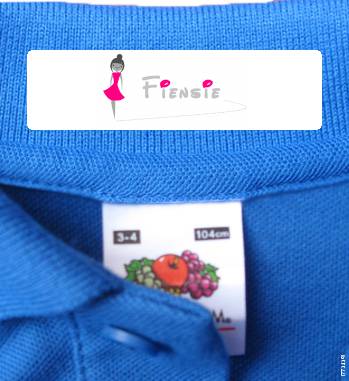 Iron On Clothing Tags