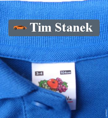 Iron On Clothing Labels For Kids