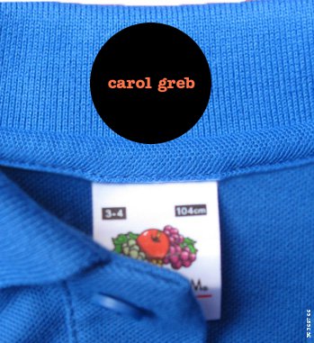 Iron On Clothing Labels Personalized