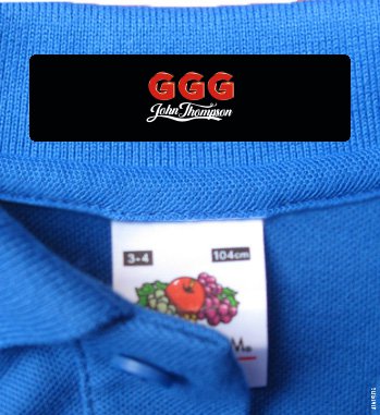 Iron On Clothing Tags