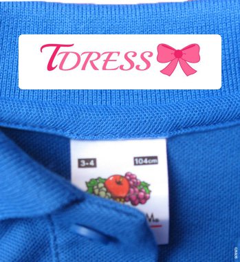 Iron On Clothing Labels Personalized