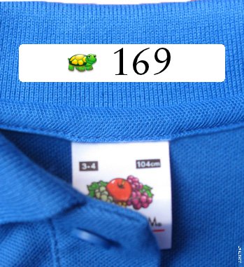 Children's Clothing Labels