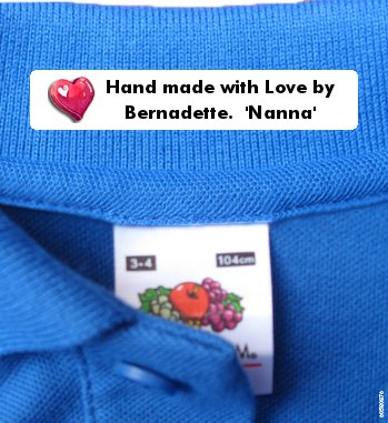 Childrens Clothing Labels