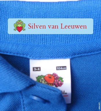 Iron On Name Tags For Clothes