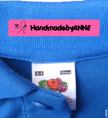 Iron On Clothing Tags