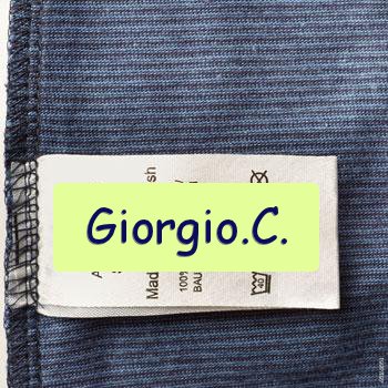 Stick-On Clothing Labels