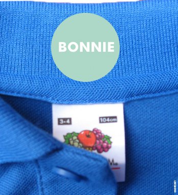 Iron On Name Tags For Clothes